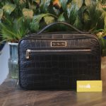 Túi Clutch da cá sấu Thái Lan cao cấp khâu tay thủ công Lano CLTK036 mặt trước