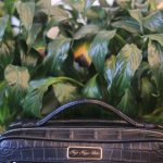 Túi Clutch da cá sấu Thái Lan cao cấp khâu tay thủ công Lano CLTK036 tag tên cá nhân hoá