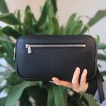 Túi da cầm tay kết hợp đeo chéo khâu tay thủ công da bò nappa Italia Lano TDH024