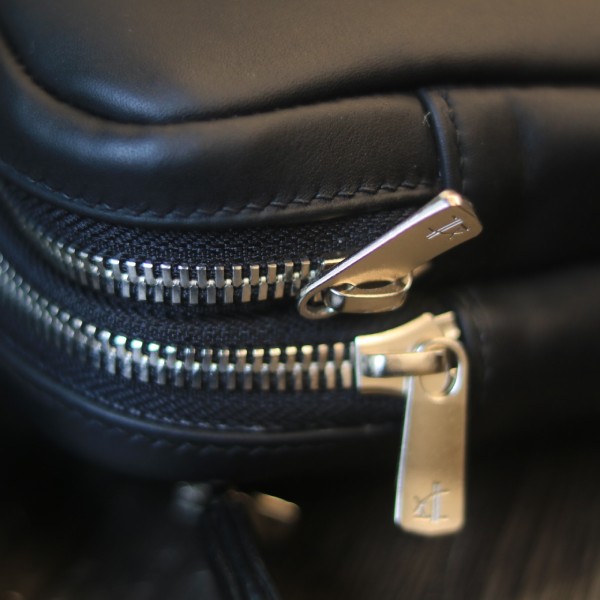 Túi da cầm tay kết hợp đeo chéo khâu tay thủ công da bò nappa Italia Lano TDH024 2 ngăn tiện lợi