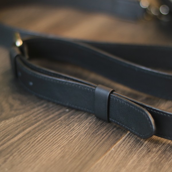 Túi da cầm tay kết hợp đeo chéo khâu tay thủ công da bò nappa Italia Lano TDH024 dây đeo chéo