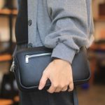 Túi da cầm tay kết hợp đeo chéo khâu tay thủ công da bò nappa Italia Lano TDH024 sang trọng