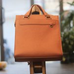 Túi da công sở handmade khâu tay thủ công da bò mil Hàn Quốc Lano TDH021 đáy túi