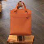 Túi da công sở handmade khâu tay thủ công da bò mil Hàn Quốc Lano TDH021 mặt trước