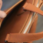 Túi da công sở handmade khâu tay thủ công da bò mil Hàn Quốc Lano TDH021 ngăn ngoài