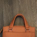 Túi da công sở handmade khâu tay thủ công da bò mil Hàn Quốc Lano TDH021 tay xách cách điệu