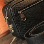 Túi da đeo chéo handmade khâu tay thủ công khoá số Lano TDH023 khoá số