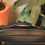 Túi da đeo chéo handmade khâu tay thủ công khoá số Lano TDH023 quai túi