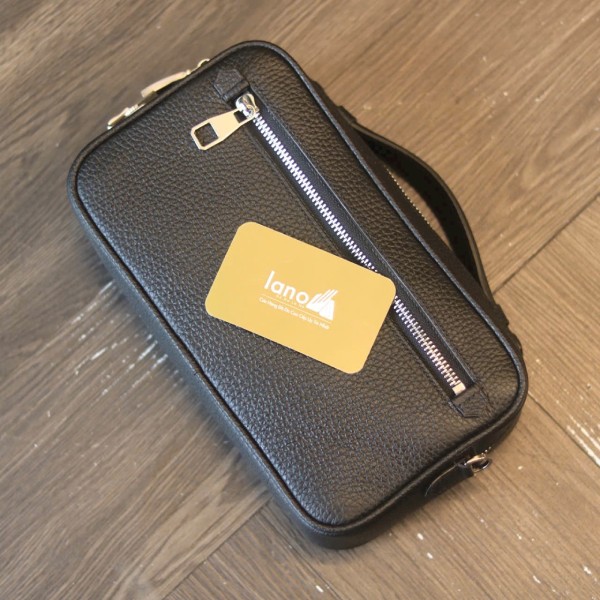 Túi da đeo chéo handmade khâu tay thủ công khoá số Lano TDH023