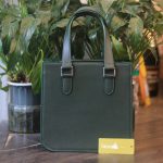 Túi da nữ handmade khâu tay thủ công Lano TDH026 dáng basic tiện lợi
