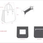 Túi da nữ handmade khâu tay thủ công Lano TDH026 phác thảo