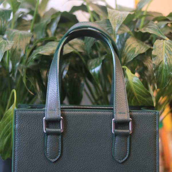 Túi da nữ handmade khâu tay thủ công Lano TDH026 quai xách tay chắc chắn