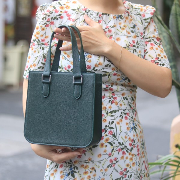 Túi da nữ handmade khâu tay thủ công Lano TDH026