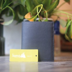 Ví da trơn basic handmade khâu tay thủ công lano VDNTK039