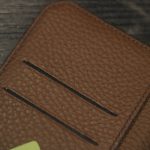 Bao da iPhone 14 promax handmade khâu tay Lano BDH04 ngăn để thẻ