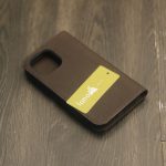 Bao da iPhone 15 Promax handmade khâu tay Lano BDH05 mặt sau