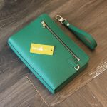 Clutch nam da bê Epsom Haas khâu tay cá nhân hoá Lano CLTK043 mặt sau