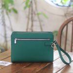 Clutch nam da bê Epsom Haas khâu tay cá nhân hoá Lano CLTK043 thời trang