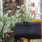 Clutch nam khâu tay thủ công da bê togo Pháp khoá vân tay Lano CLTK039 1