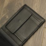 Ví da bò Vachetta handmade khâu tay có ngăn đựng xu Lano VDNTK040 ngăn đựng xu