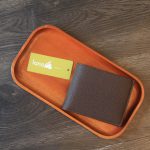 Ví da handmade khâu tay thủ công có ngăn lật Lano VDNTK038