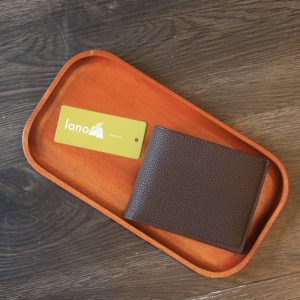 Ví da handmade khâu tay thủ công có ngăn lật Lano VDNTK038