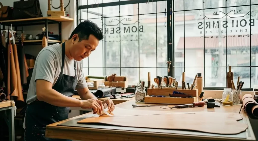 Đồ da handmade được chế tác thủ công tại Lano